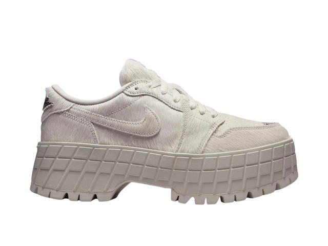 Nike Air Jordan 1 Low Light Bone Metallic Silver (Women's) - view 1