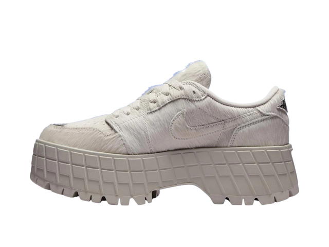 Nike Air Jordan 1 Low Light Bone Metallic Silver (Women's) - view 2