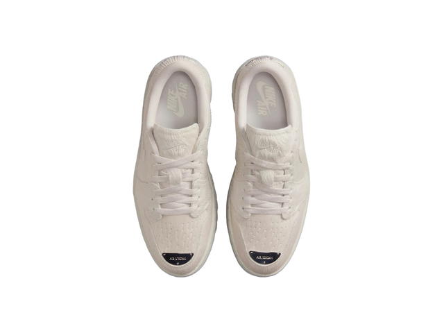 Nike Air Jordan 1 Low Light Bone Metallic Silver (Women's) - view 3