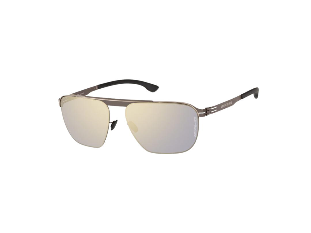 Ic! Berlin Ic! Berlin AMG 06 Sunglasses In Stainless Steel Graphite-Bronze