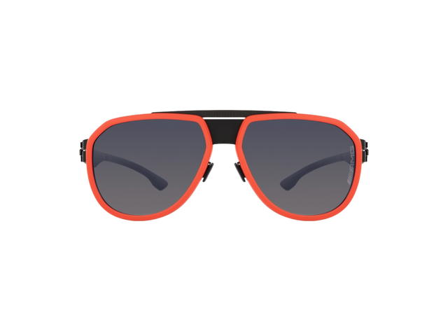 Ic! Berlin Ic! Berlin AMG 10 Sunglasses In Hybrid Black-Orange - view 2