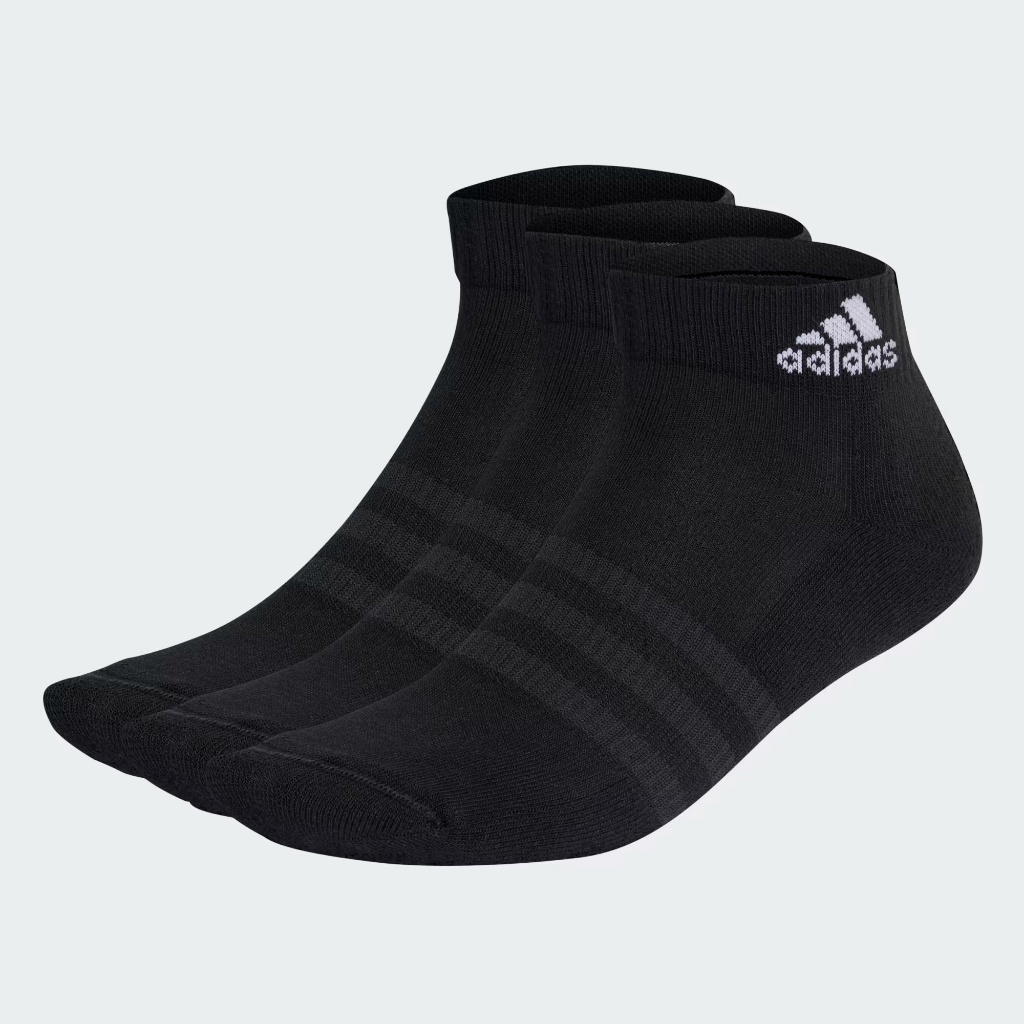 adidas adidas Cushioned Sportswear Ankle Socks 3 Pairs Black White