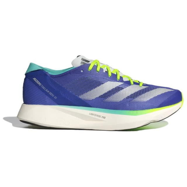 adidas adidas Adizero Takumi Sen 10 - Blue/Neon Green/White - view 2