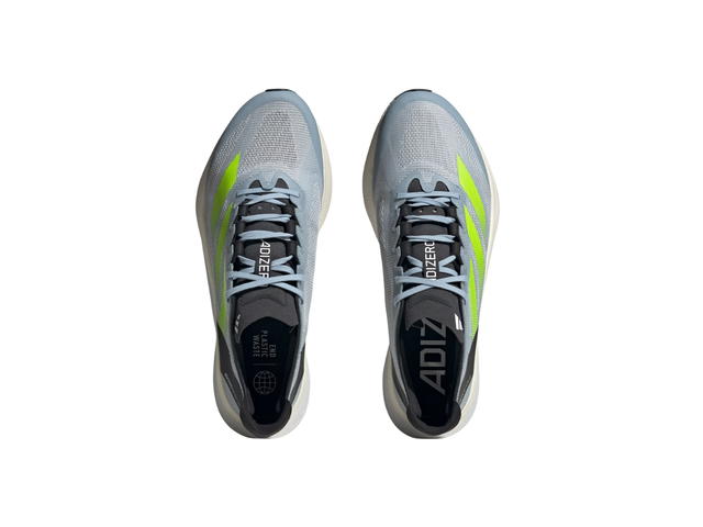 adidas adidas Adizero Boston 12 Blue Lucid Lemon Carbon - view 3