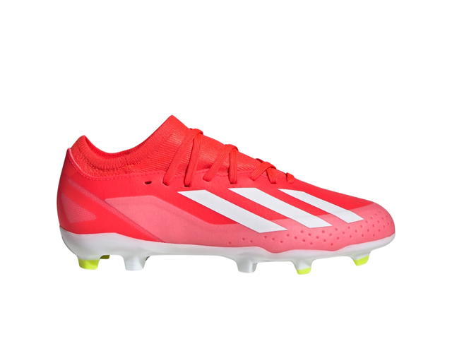 adidas adidas x Crazyfast League Firm Ground Boots Solar Red Cloud White Team Solar Yellow 2 (Kids) - view 1