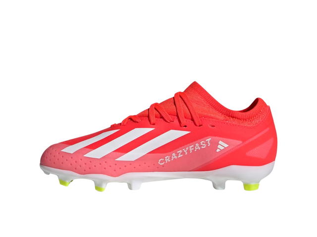 adidas adidas x Crazyfast League Firm Ground Boots Solar Red Cloud White Team Solar Yellow 2 (Kids) - view 2