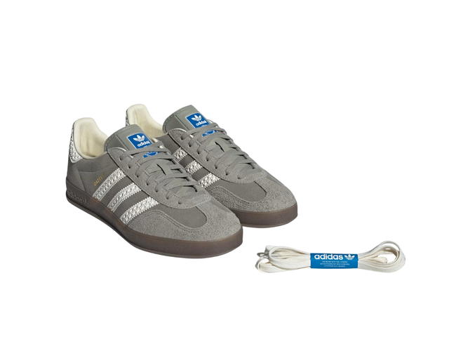 adidas Adidas Originals Gazelle Indoor Grey White - view 3