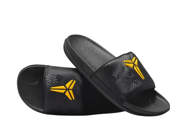 Nike Nike Kobe Offcourt Slide Black University Gold - view 3