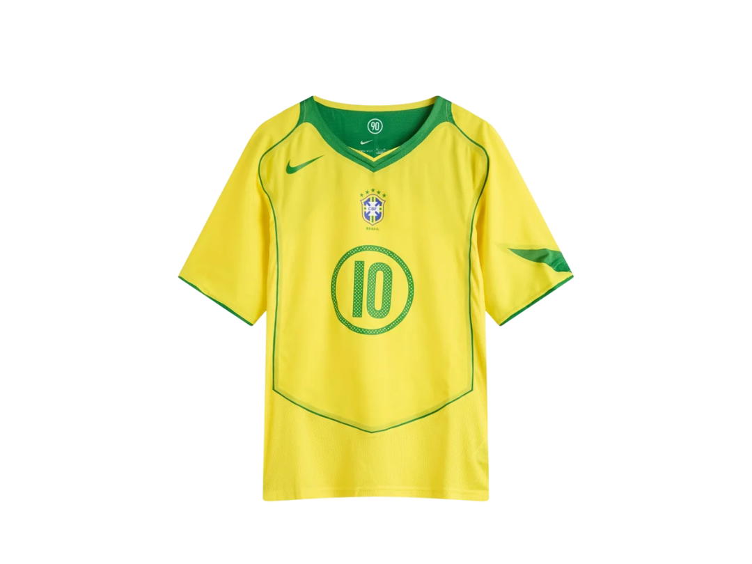 Nike Nike Brazil Reissue N&n Short Sleeve Jersey Yellow Green