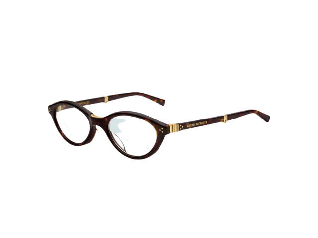 Gentle Monster Gentle Monster x Bratz Takion T1 In Tortoise Acetate Frame With Green Lenses - view 2