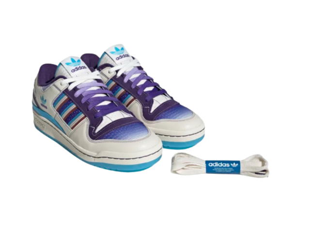 adidas Forum Adidas Originals 84 Low Cl Chalk White Blue - view 2