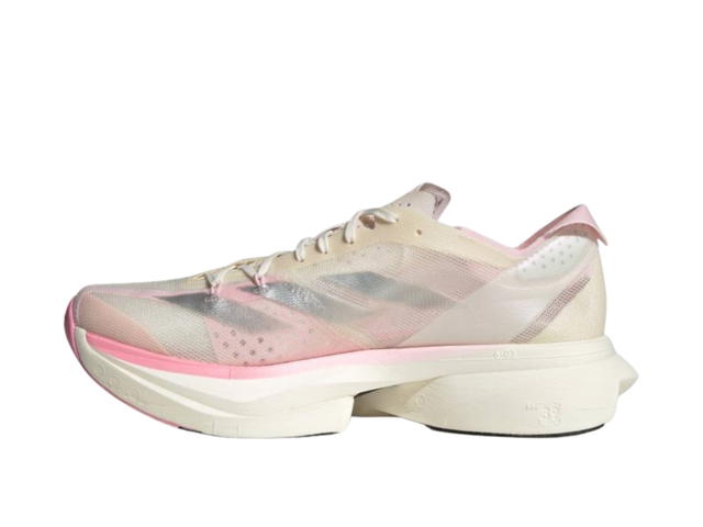 adidas adidas Adizero Adios Pro 3 Chalk White Silver Metallic Clear Pink - view 2