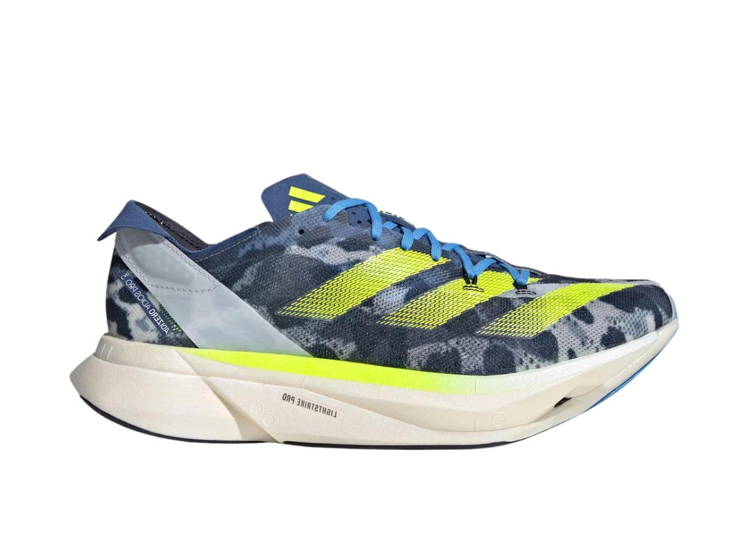 adidas adidas Adizero Adios Pro 3 White Lemon Blue
