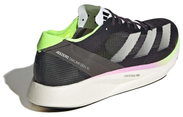 adidas adidas Adizero Takumi Sen 10 - Black/Green - view 4