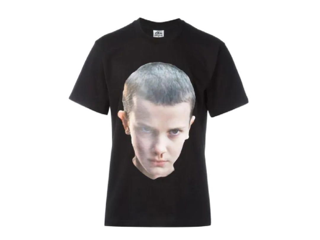 Ih Nom Uh Nit ih nom uh nit Eleven Print T-shirt (BLACK)