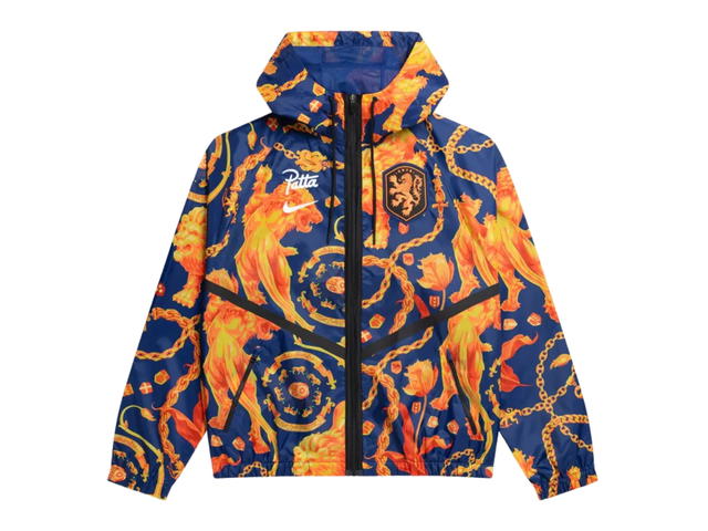 Nike Nike Netherlands x Patta Anthem Jacket Royal Blue White - view 1