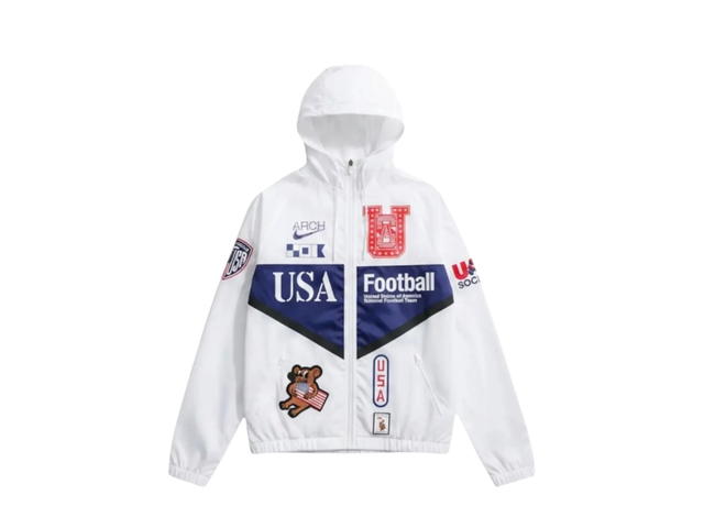 Nike Nike X USA X V.A.A. Anthem Jacket White Deep Royal Blue - view 1