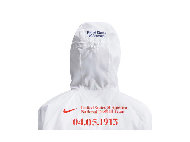 Nike Nike X USA X V.A.A. Anthem Jacket White Deep Royal Blue - view 2