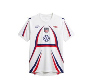 Buy Nike USA x V.A.A. Academy Pro Short-Sleeve Soccer Top White Deep Royal Blue at Sasom – Authentic and Ready to Ship