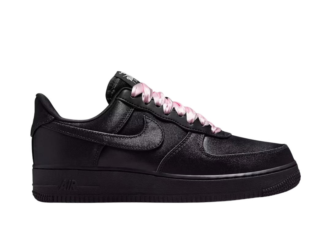 Nike Nike Air Force 1 Low Black Satin (Women's)
