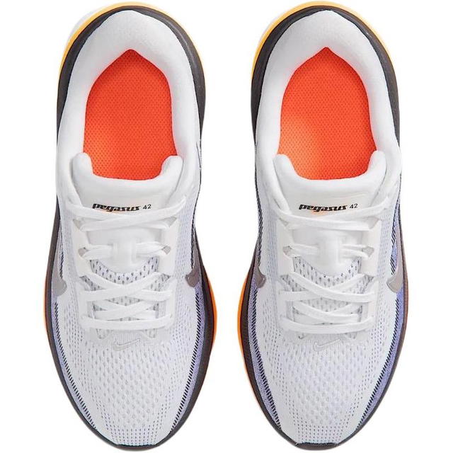 Nike Nike Pegasus 42 - White/Black/Orange - view 4