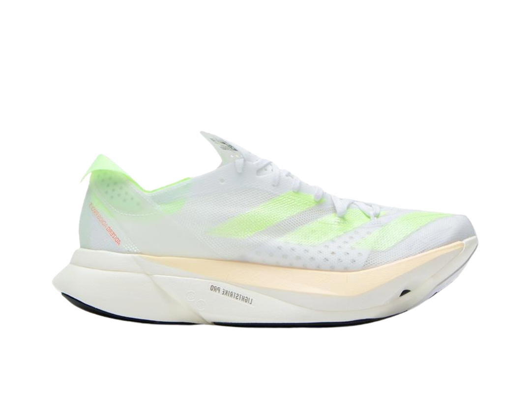 adidas adidas Adizero Adios Pro 3 White Neon Green