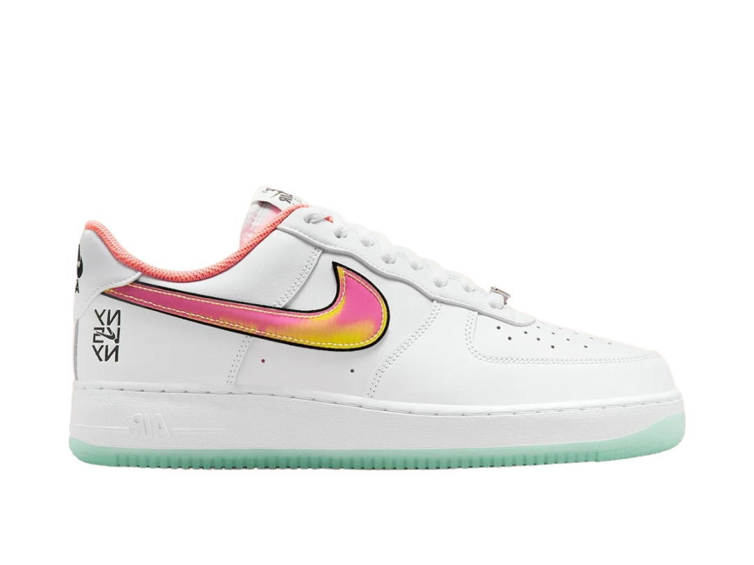 Nike Nike Air Force 1 Low White Green Glow Light Laser Orange Crimson Pulse