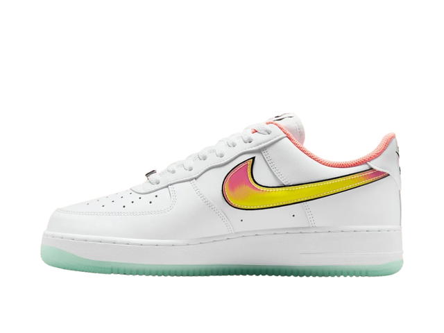 Nike Nike Air Force 1 Low White Green Glow Light Laser Orange Crimson Pulse - view 2