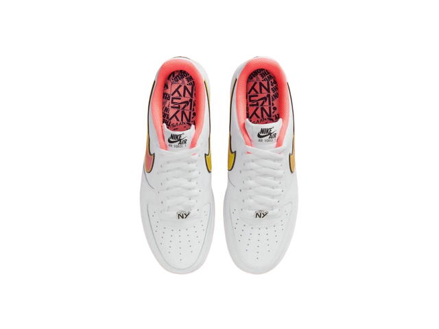 Nike Nike Air Force 1 Low White Green Glow Light Laser Orange Crimson Pulse - view 3