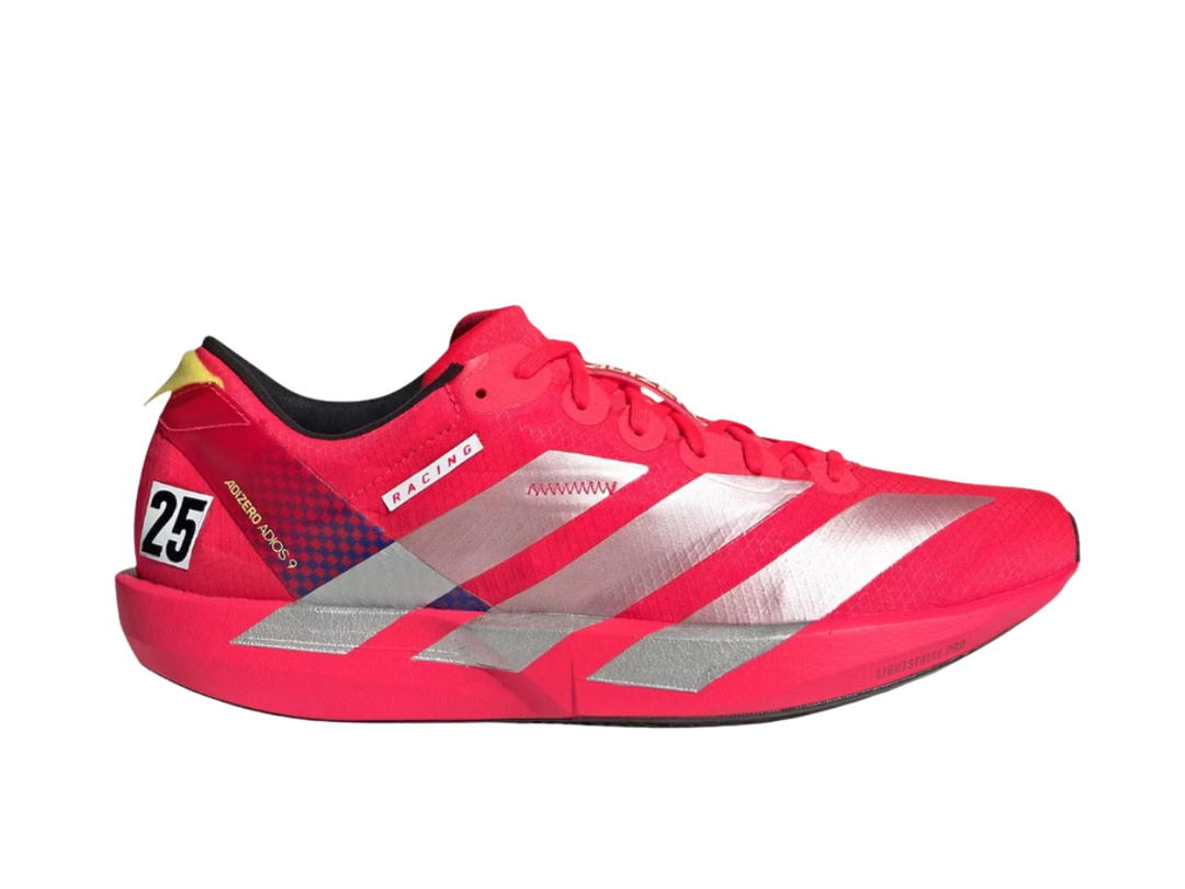 adidas adidas Adizero Adios 9 Lucid Red Silver Metallic Pure Sulfur (Women's)