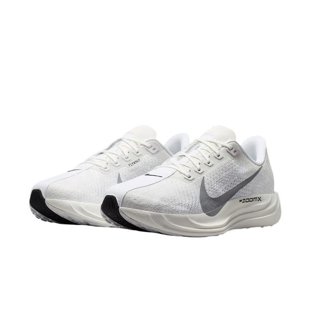 Nike Nike Pegasus Plus - White/Light Silver Gray/Black/Metallic Silver - view 2