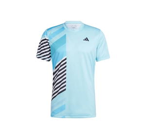 Buy adidas Tennis HEAT.RDY FreeLift Pro Tee Sky Blue Black White at Sasom – Authentic and Ready to Ship