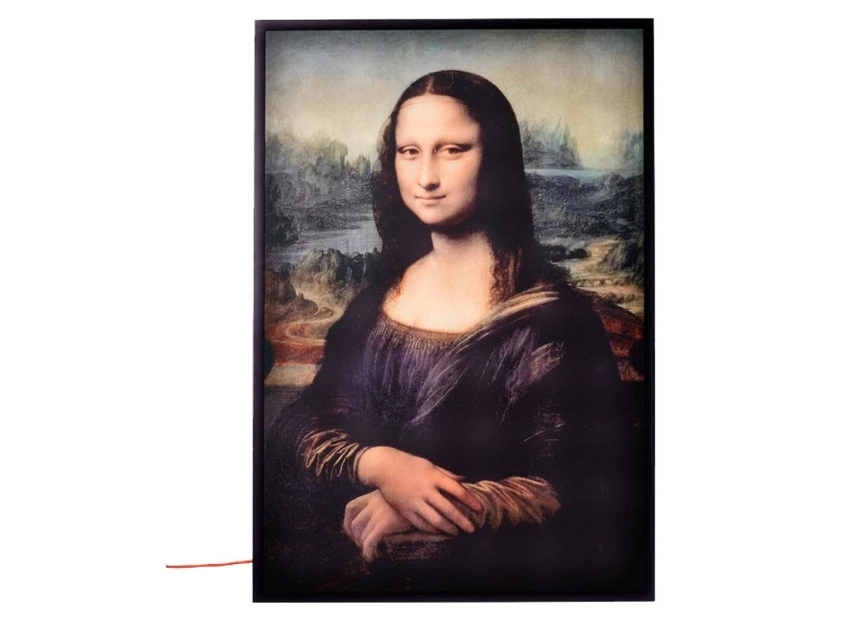 Ikea IKEA x Virgil Abloh Markerad "MONA LISA" Backlit Artwork Multicolor