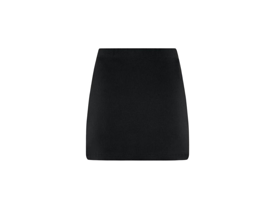 IM NOT A MORNING PERSON IM NOT A MORNING PERSON Knit Mini Skirt Black