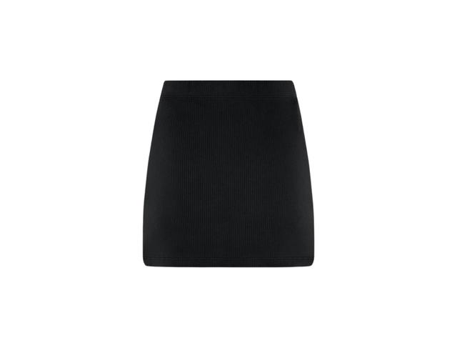 IM NOT A MORNING PERSON IM NOT A MORNING PERSON Knit Mini Skirt Black - view 1