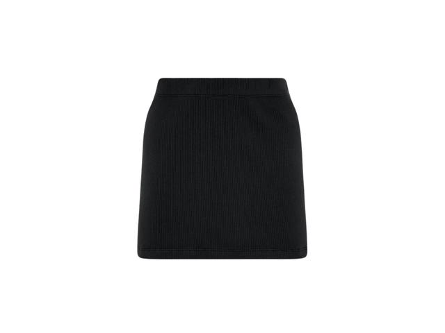 IM NOT A MORNING PERSON IM NOT A MORNING PERSON Knit Mini Skirt Black - view 2