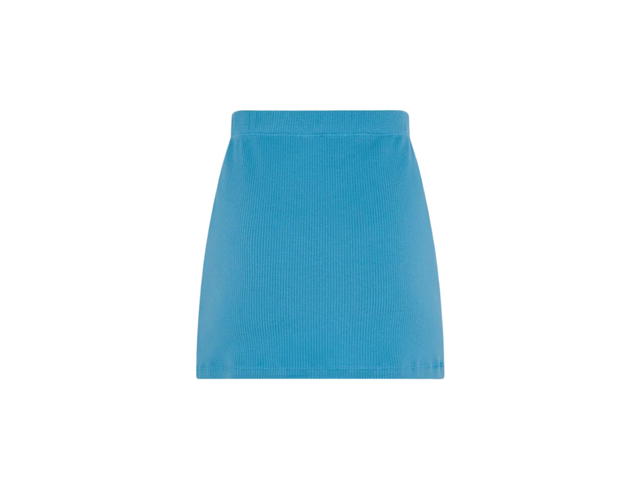 IM NOT A MORNING PERSON IM NOT A MORNING PERSON Knit Mini Skirt Iris Blue - view 2