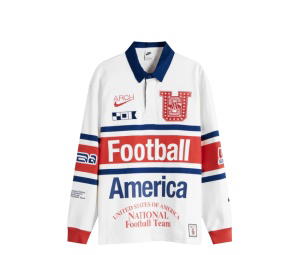 Buy Nike USA x V.A.A. Long-Sleeve Rugby Top White Challenge Red at Sasom – Authentic and Ready to Ship