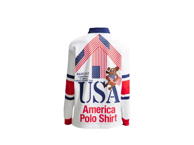 Nike Nike USA x V.A.A. Long-Sleeve Rugby Top White Challenge Red - view 2