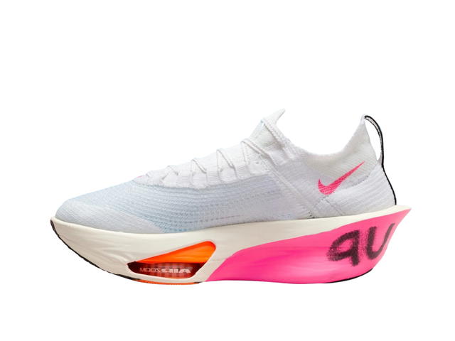 Nike Nike Alphafly 3 White Soft Pearl Hyper Crimson Black - view 2
