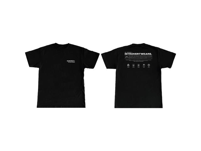 Introvertwears introvertwears | CARE GUIDE tee (Black) - view 1
