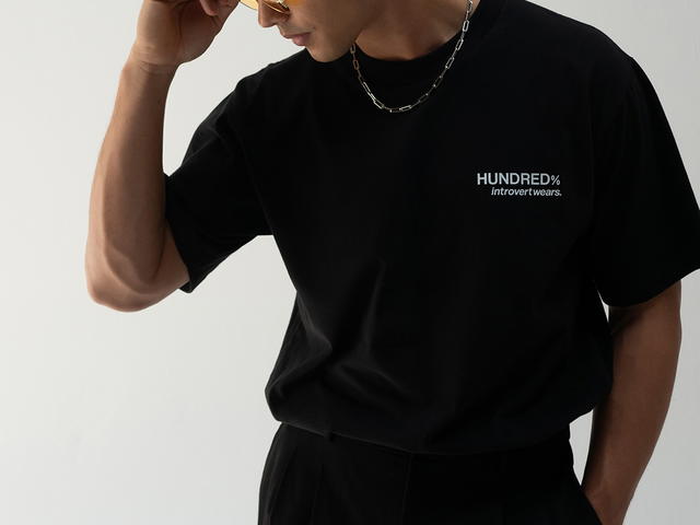 Introvertwears introvertwears | CARE GUIDE tee (Black) - view 4