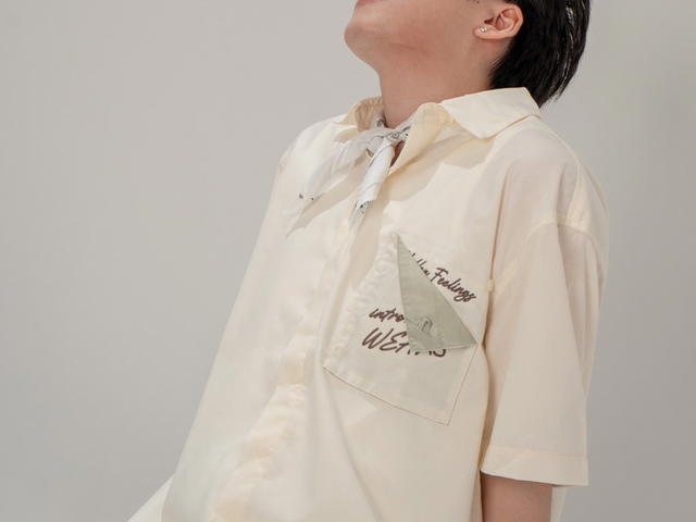 Introvertwears introvertwears | Hidden Feelings Shirt (Beige) - view 2