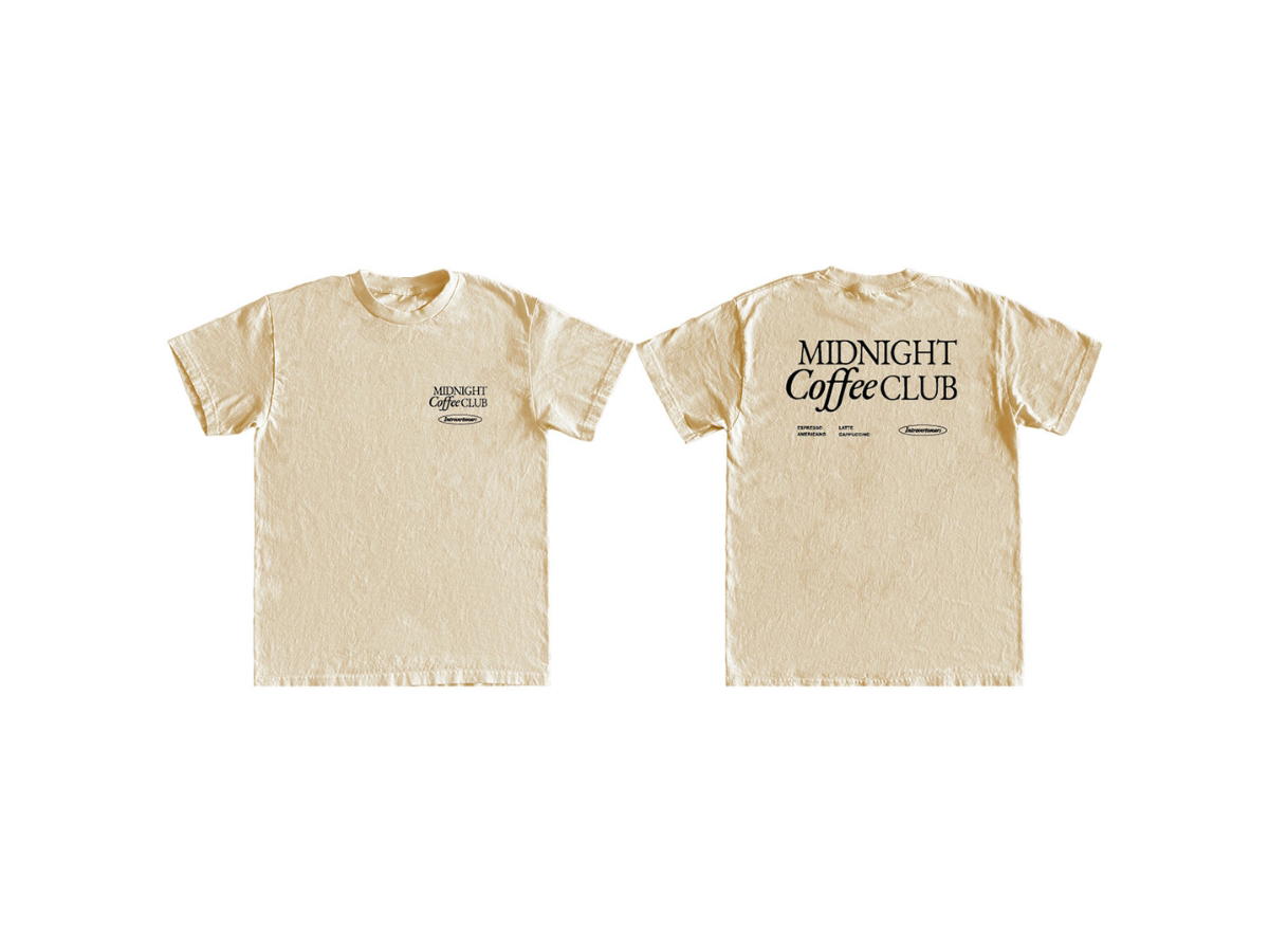 Introvertwears introvertwears | Midnight Coffee Club (Beige)