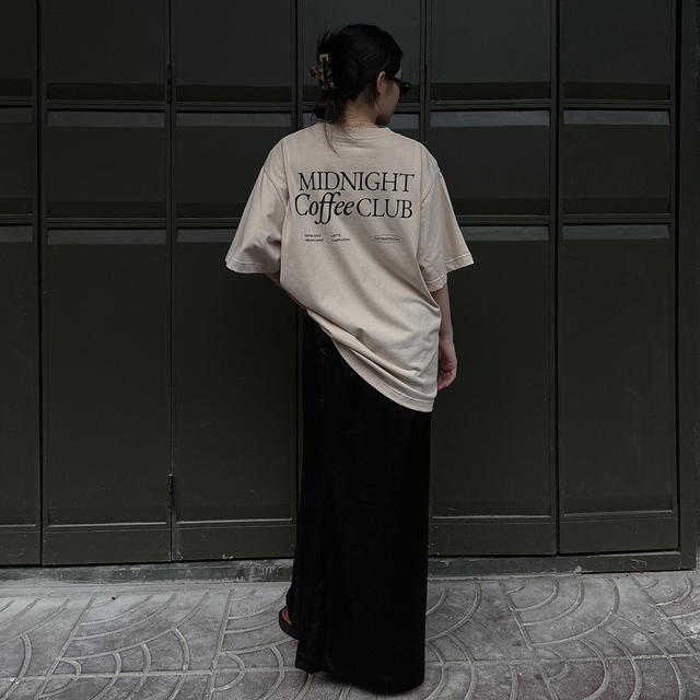 Introvertwears introvertwears | Midnight Coffee Club (Beige) - view 5