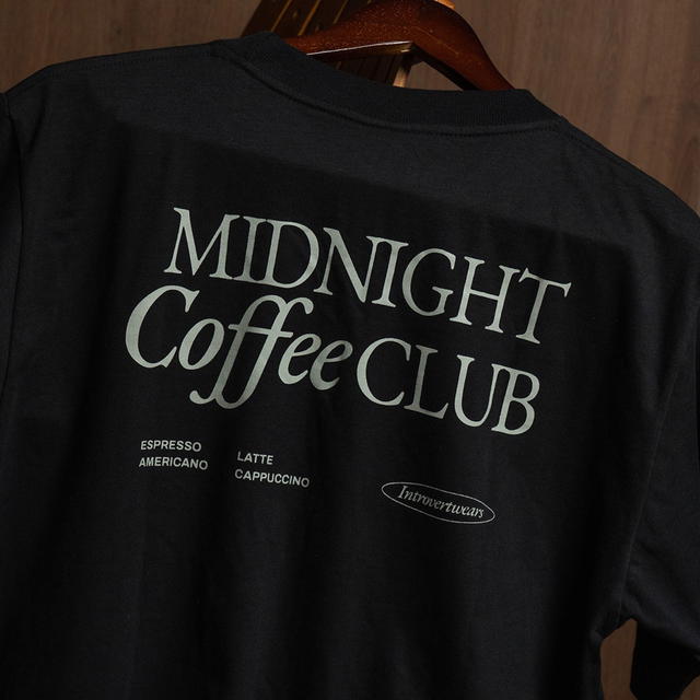 Introvertwears introvertwears | Midnight Coffee Club (Black) - view 2