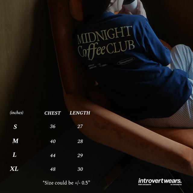 Introvertwears introvertwears | Midnight Coffee Club (Black) - view 5