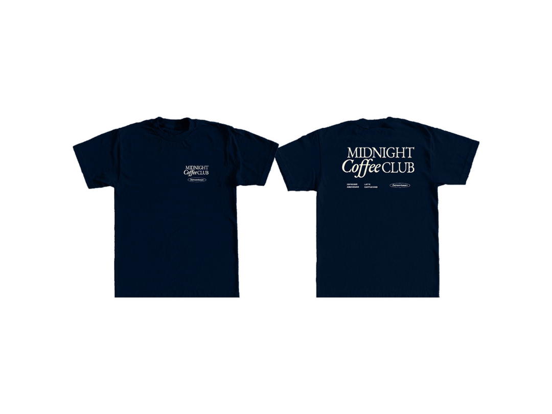 Introvertwears introvertwears | Midnight Coffee Club (Navy)