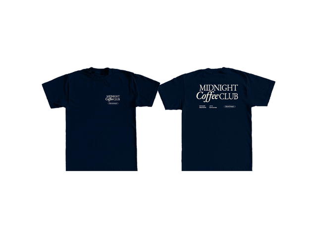 Introvertwears introvertwears | Midnight Coffee Club (Navy) - view 1