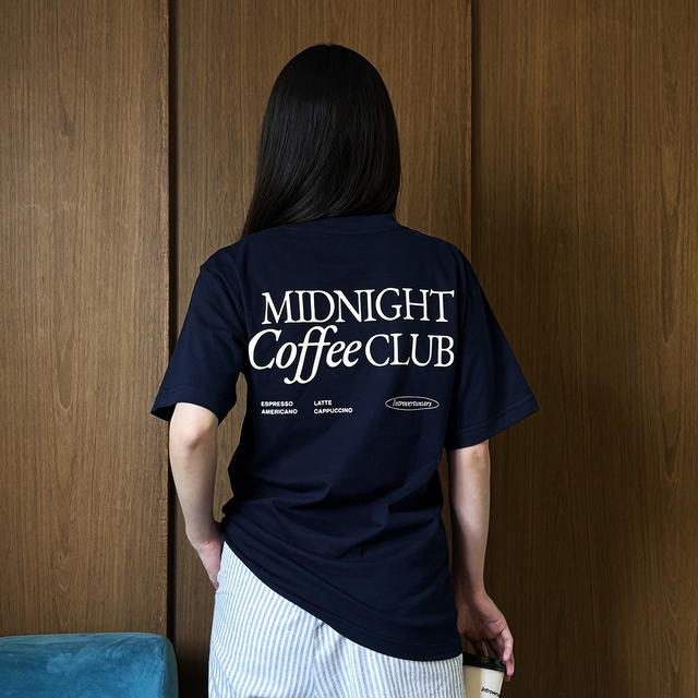Introvertwears introvertwears | Midnight Coffee Club (Navy) - view 2
